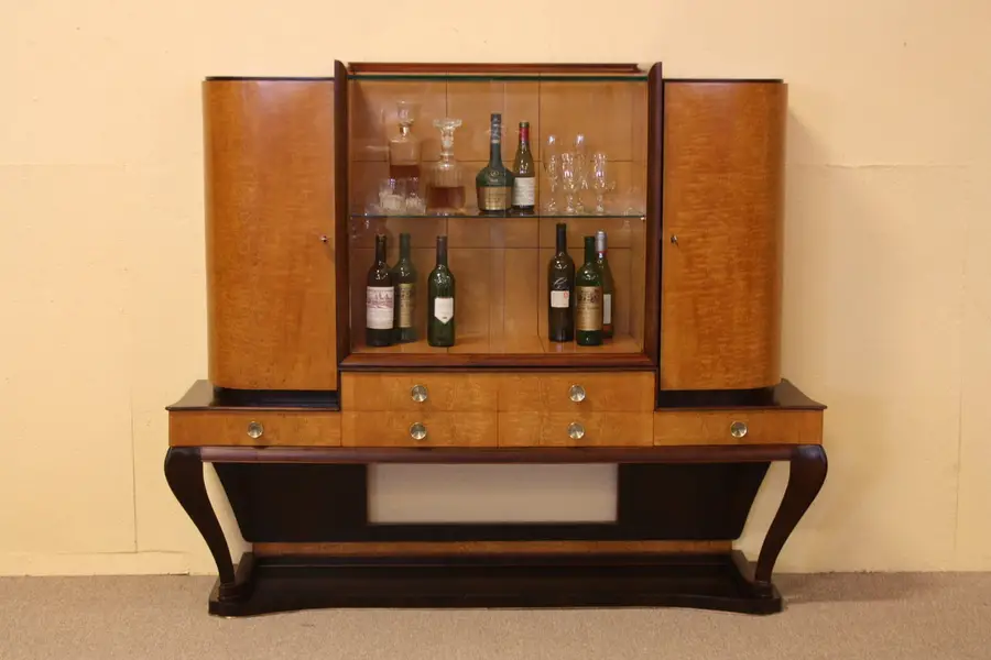 Photo of Art Deco Mid Century Rosewood Bar Cabinet
