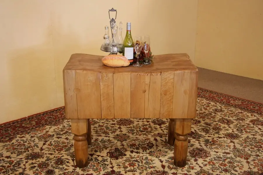 Photo of Victorian Butcher's Maple Chopping Block M-B2322