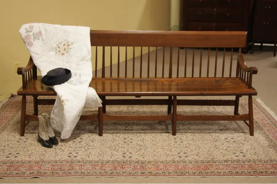 Photo of New England Antique Settee or Deacon's Bench
