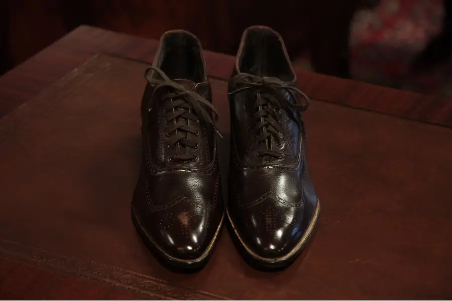 Photo of Antique Womens Wing Top Shoes Beautiful Condition