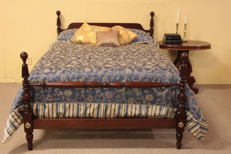 Photo of Cannonball Mahogany Full Double Poster Bed