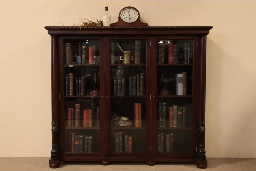 Photo of R.J. Horner New York Bookcase, Carved Dolphins