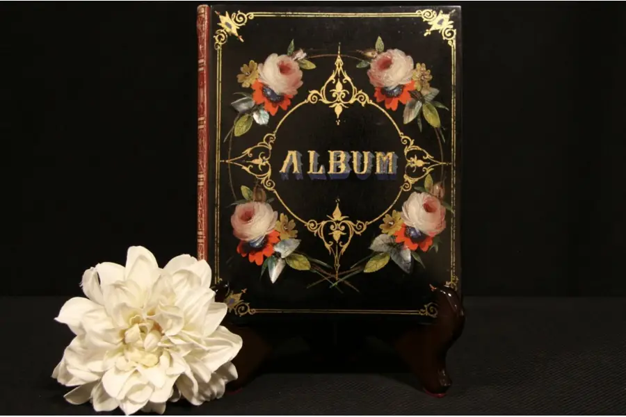 Photo of Papier Mache New York 1860 Antique Album