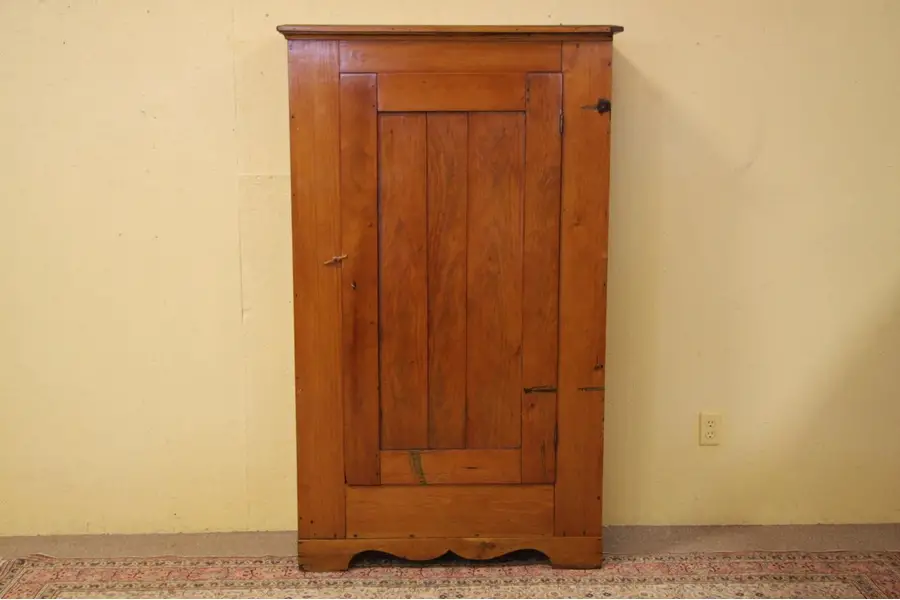 Photo of Victorian Country Pine Armoire or Wardrobe