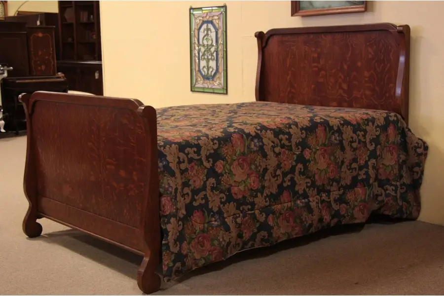 Photo of Quartersawn Oak Double Full Bed
