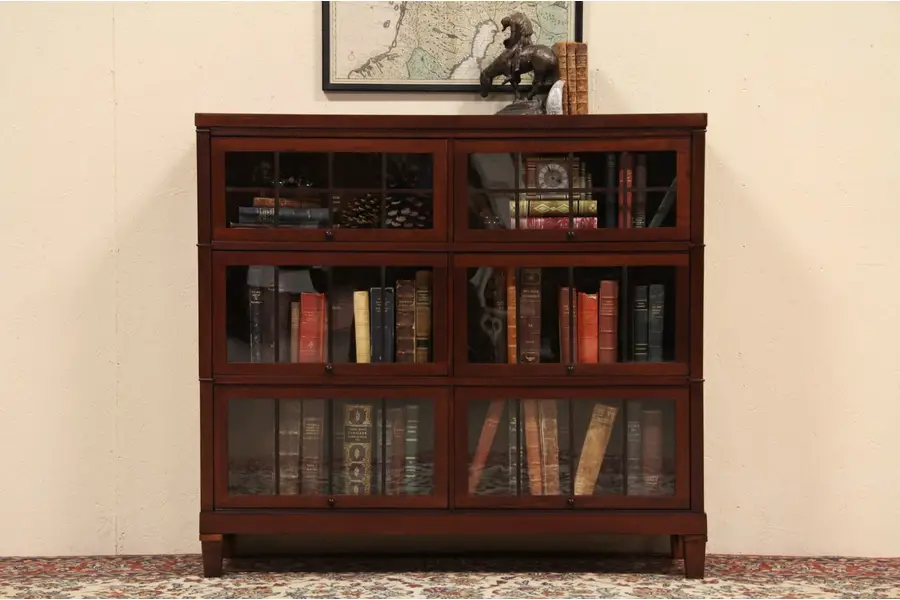 Photo of Macey 1900 6 Section Stacking Bookcase
