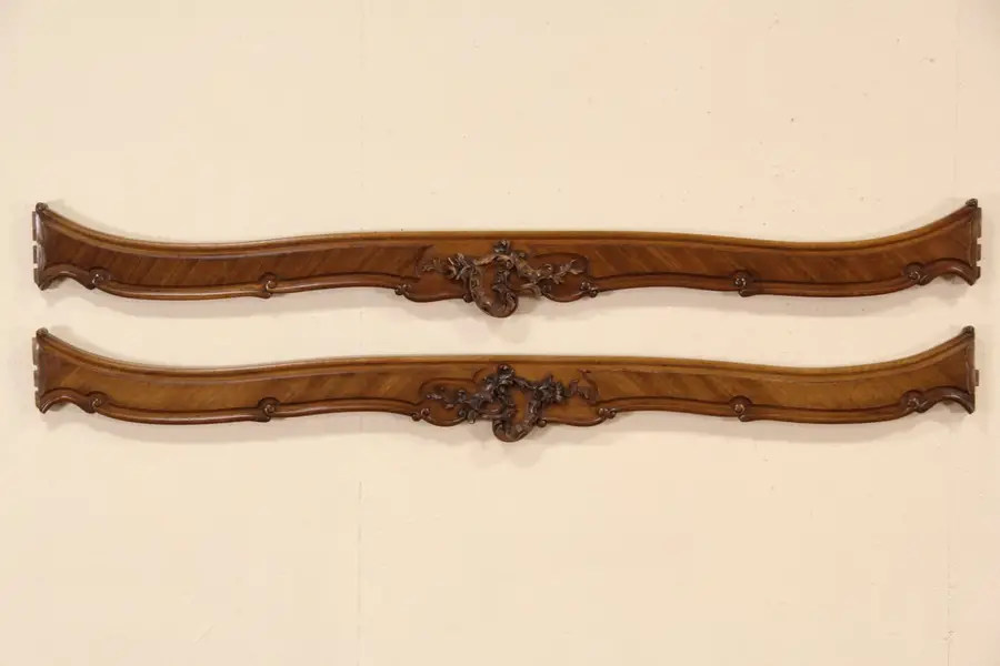 Photo of Pair of French carved Bed Rails