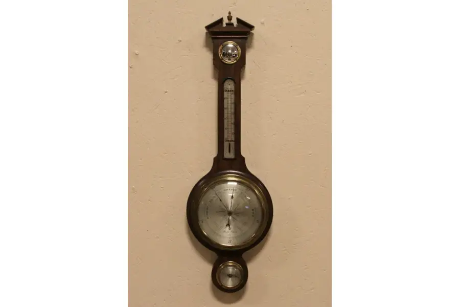 Photo of Hyde Park English 1920's Barometer, Thermometer and Humidity Gauge