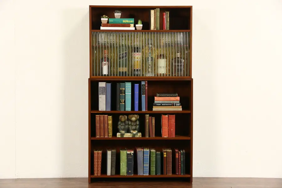 Photo of Teak Midcentury Danish Modern 1960's Vintage Bar Cabinet, Signed