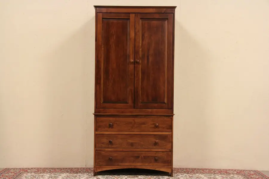 Photo of Vermont Precision Woodworks Newport Maple Armoire