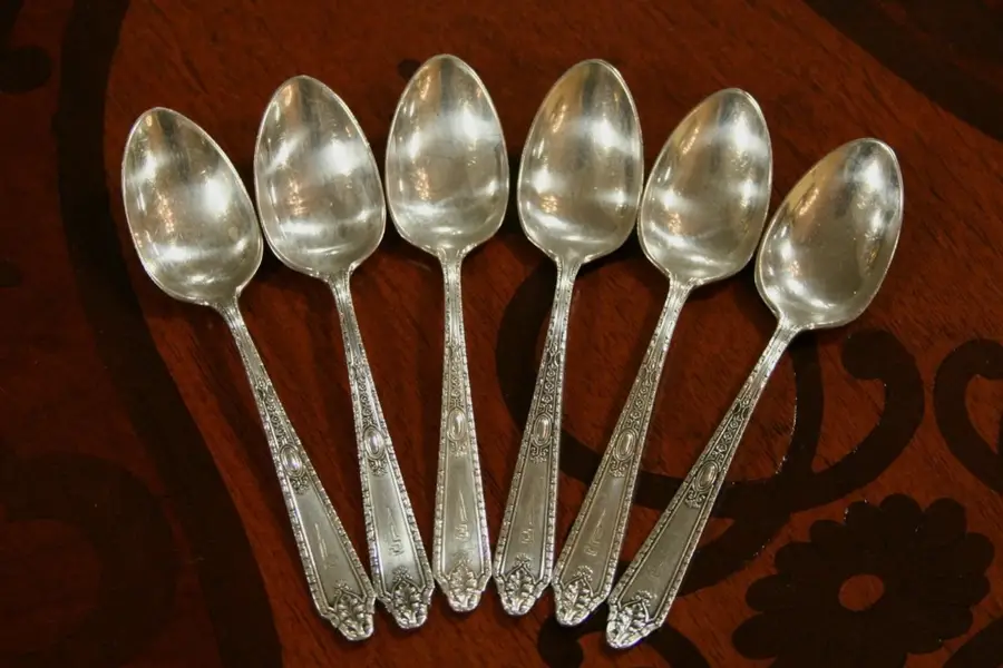 Photo of Set of 6 Sterling Silver Demitasse or Espresso Spoon