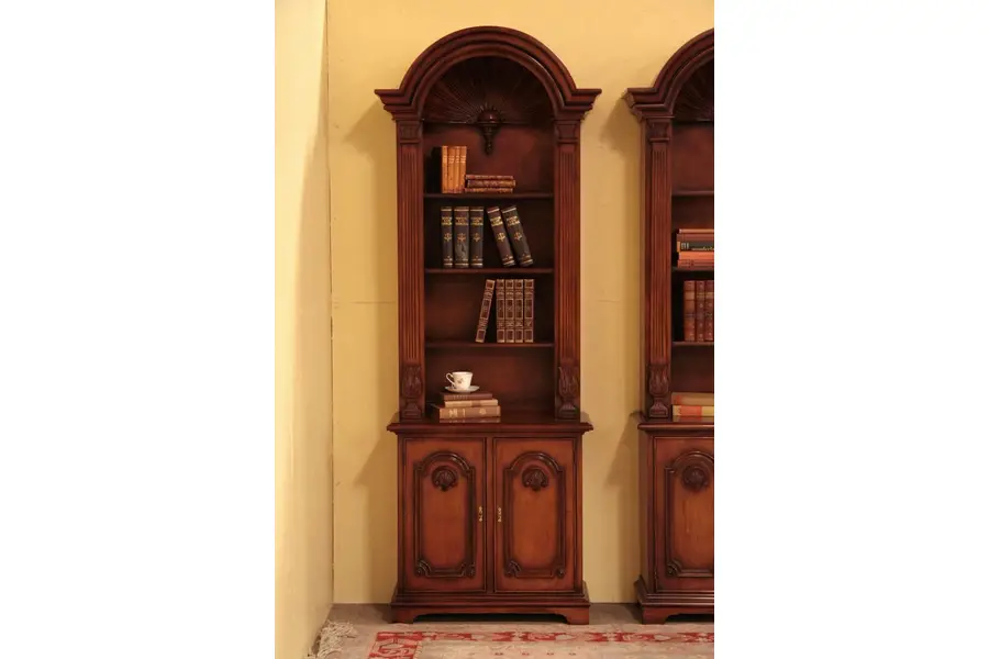 Photo of Carved Shell Bookcase or Curio Cabinet
