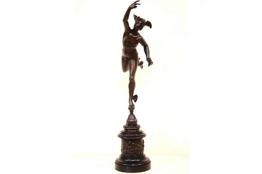 Photo of Mercury by Giambologna Bronze Statue