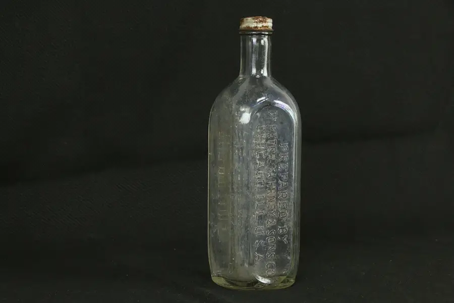 Photo of Dr. Fahrney Chicago Antique Tonic Quack Medicine Bottle
