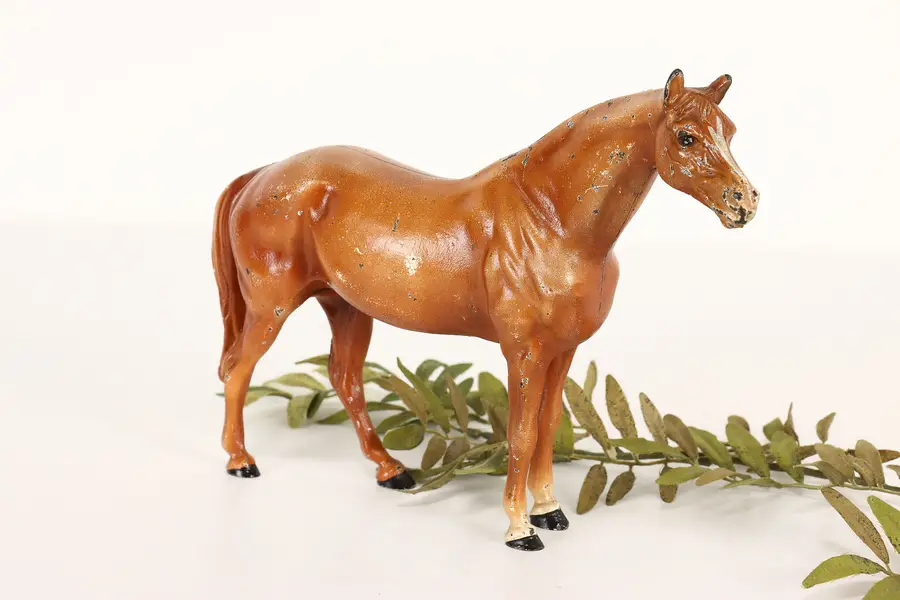 Photo of Farmhouse Antique Cast Iron Horse Statue or Door Stop