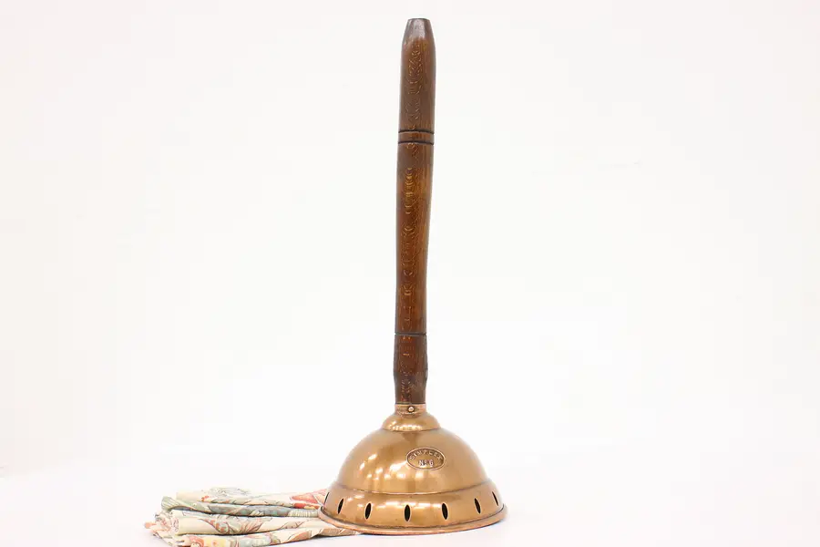 Photo of Farmhouse Antique Copper & Birch Clothes Washer, Simplex