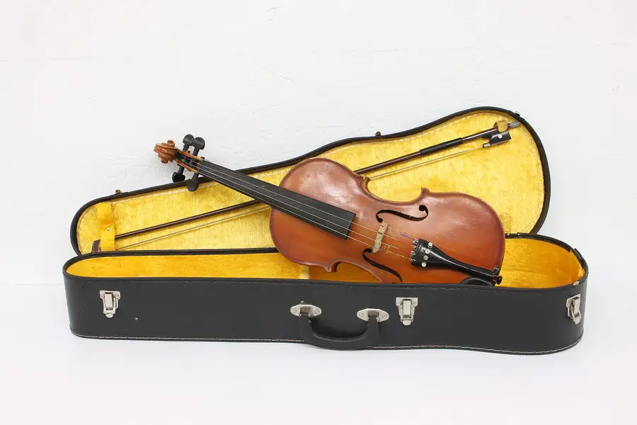Photo of Student Vintage Czech Spruce & Maple College Violin, Bow & Case