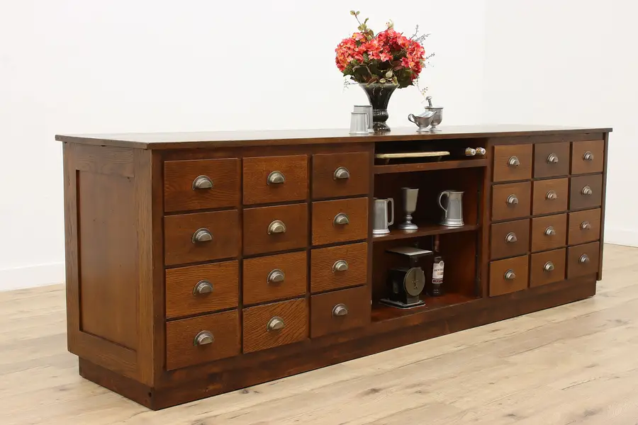 Photo of Farmhouse Antique Country Store Counter, Kitchen Island, or Workbench