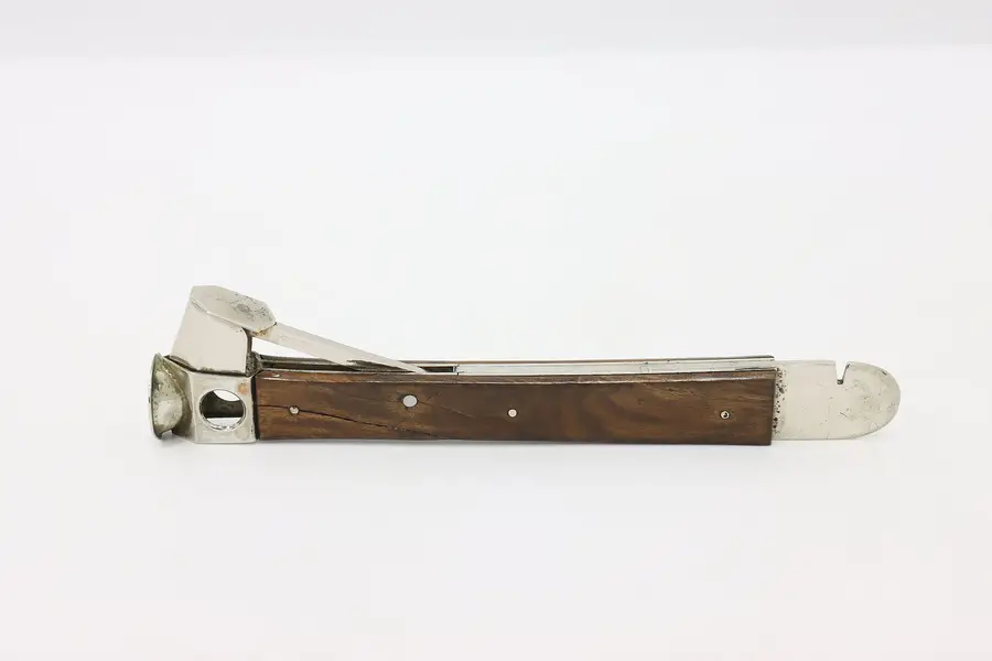 Photo of Antique Rosewood & Nickel Cigar Cutter
