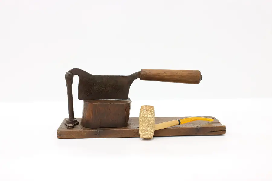 Photo of Farmhouse Antique Hand Made Country Tobacco Plug Cutter