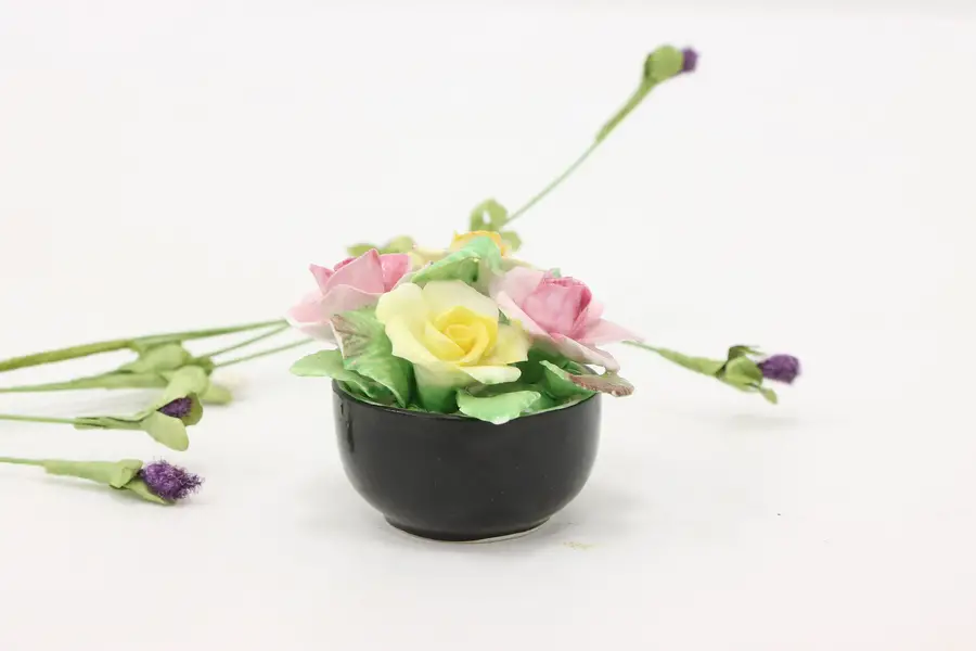 Photo of Coalport Miniature China Flower Pot