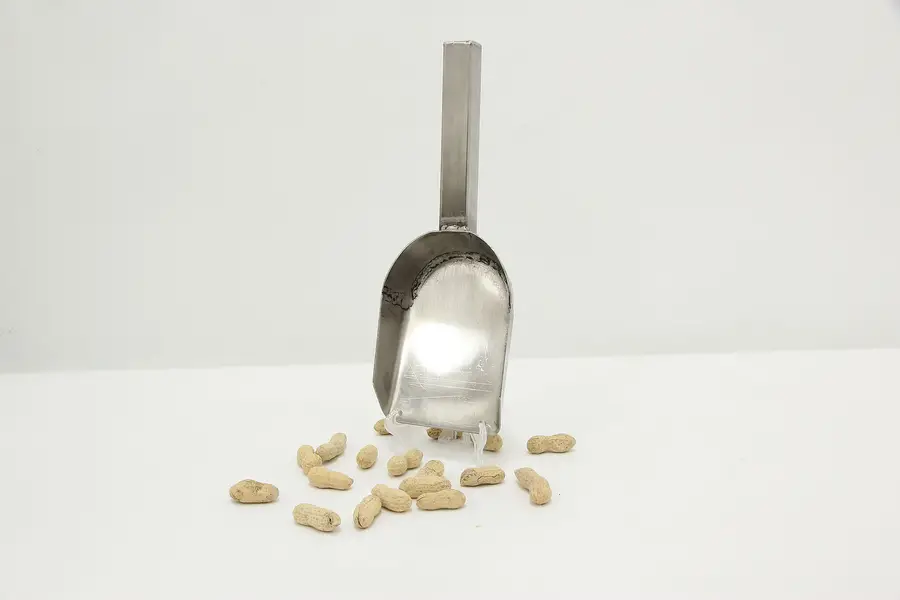 Photo of Farmhouse Antique Polished Steel Kitchen Scoop