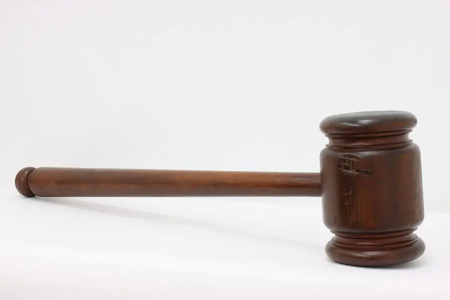 Photo of Farmhouse Vintage Pine Giant Mallet Hammer, Architect Picnic