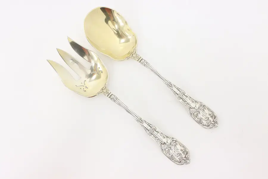 Photo of Mythologique Sterling Silver Antique 2 Pc Serving Set Gorham
