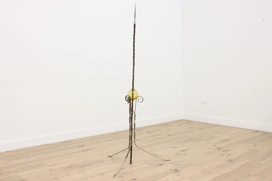 Photo of Farmhouse Antique Architectural Salvage Iron Lightning Rod