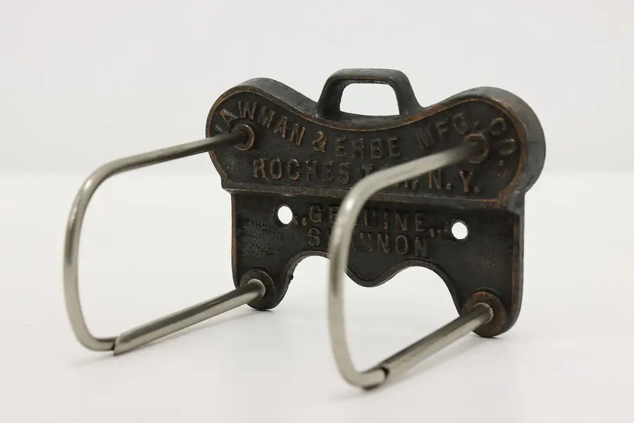 Photo of Industrial Antique Iron Wall File or Key Hook, Yawman & Erbe