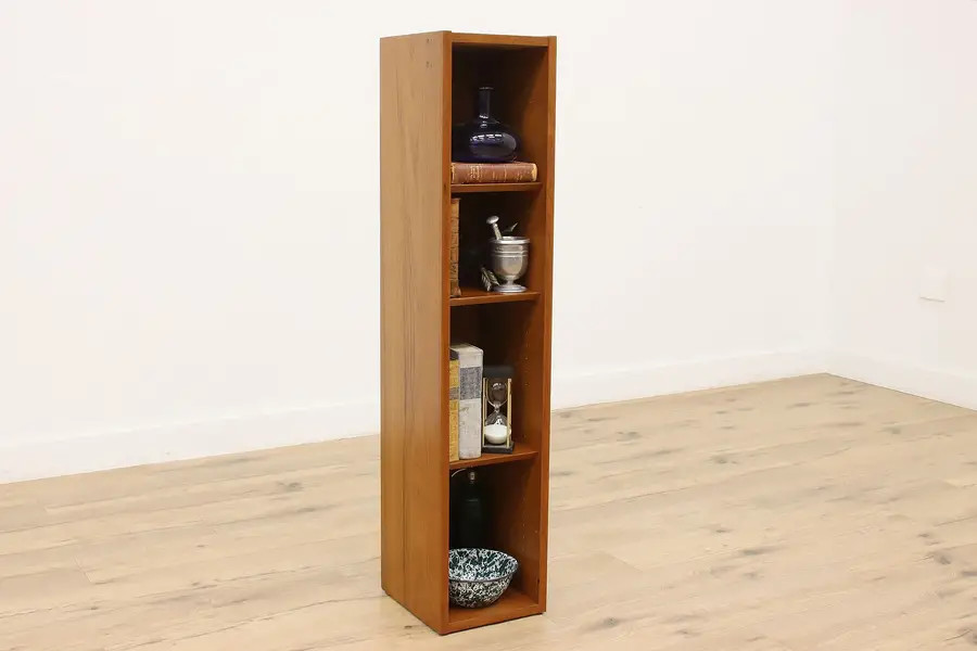Photo of Midcentury Modern Vintage Danish Teak Narrow Bookcase