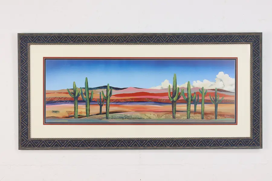 Photo of Southwest Desert Cactus Vintage Original Print, Coffaro 45"