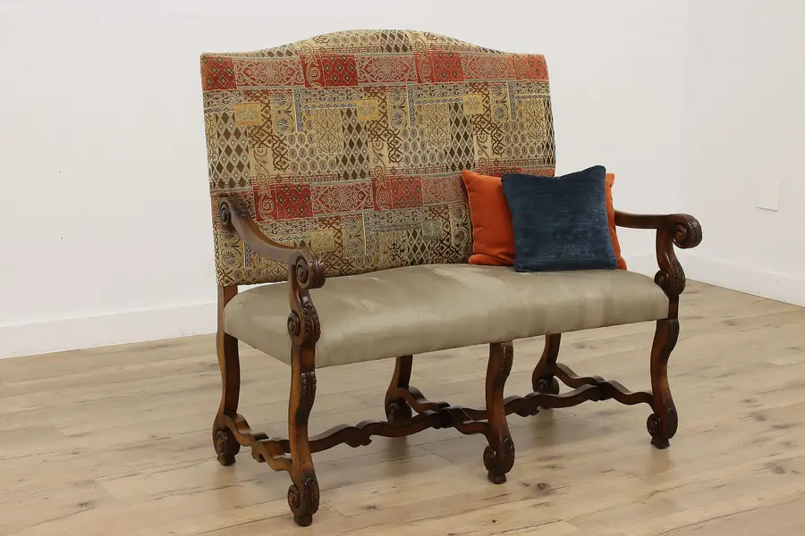 Photo of Renaissance Design Vintage Hall Bench or Settee, Honquest