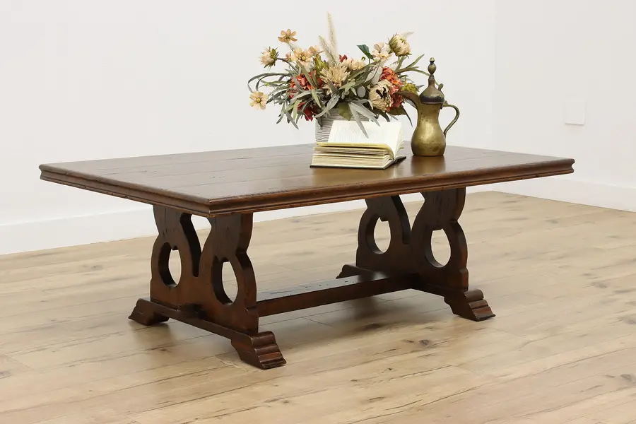 Photo of Farmhouse Rustic Vintage Mahogany Coffee Table