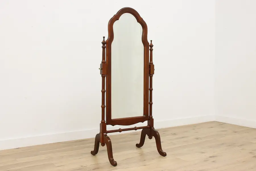 Photo of Traditional Vintage Boudoir or Bath Cheval Dressing Mirror