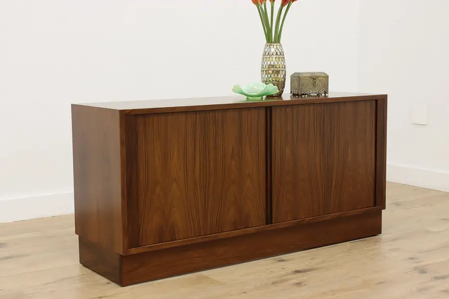 Photo of Midcentury Modern Vintage Rosewood Bar Cabinet or Console