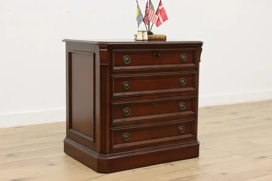 Photo of Traditional Office or Library Lateral File Cabinet Hooker