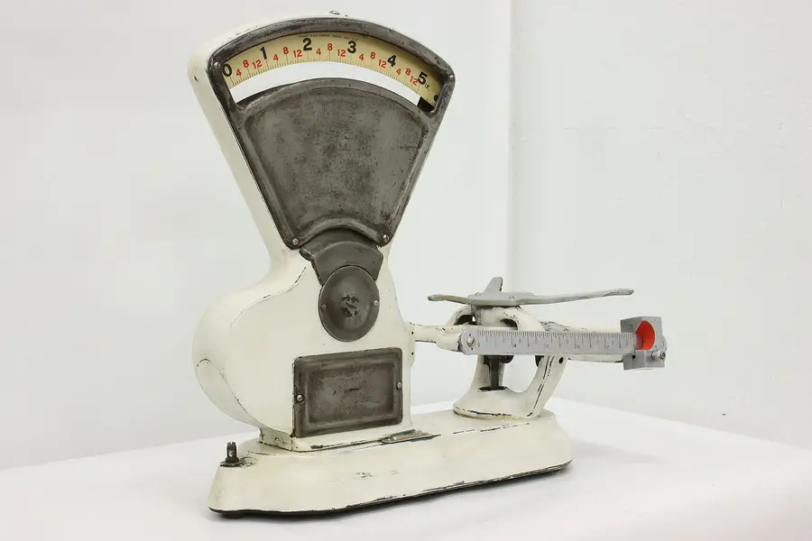 Photo of General Store Vintage Painted Cast Iron Scale, Toledo