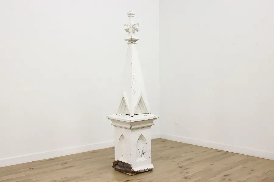Photo of Victorian Architectural Salvage Antique Tin Church Steeple