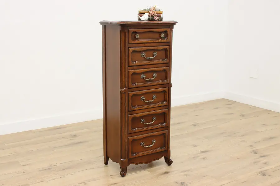 Photo of Country French Vintage 6 Drawer Lingerie Chest, Sanford