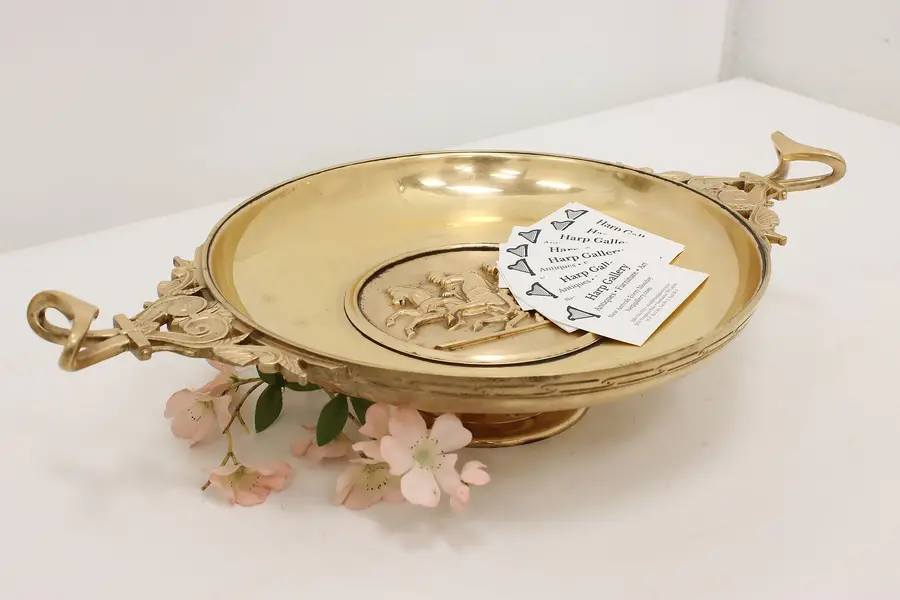 Photo of French Antique Bronze Tazza or Card Tray, Barbedienne