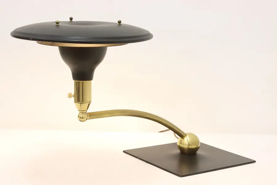 Photo of Midcentury Modern Vintage Flying Saucer Desk Lamp, Sight
