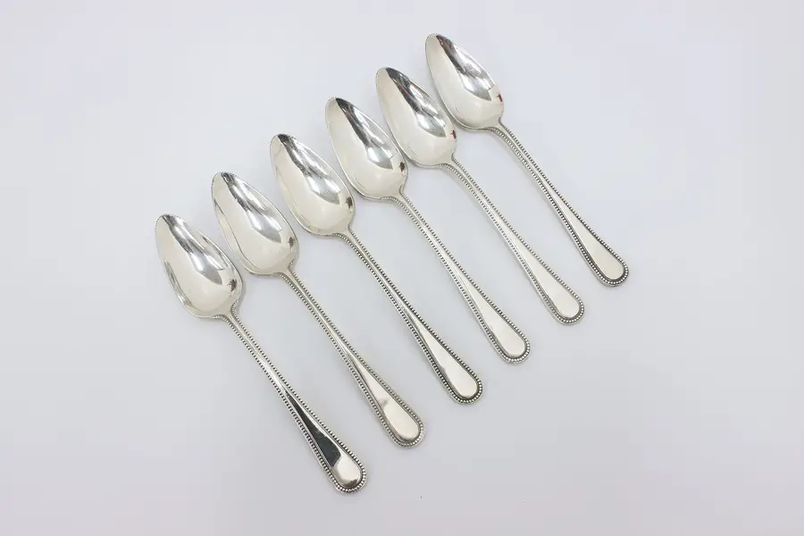 Photo of Set of 6 Silverplate Grapefruit Spoons, Neiman Marcus
