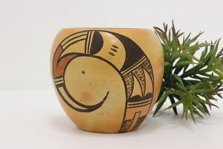 Photo of Native American Vintage Hopi Pueblo Pottery Vase