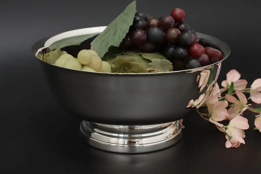 Photo of Gorham Vintage Silverplate Paul Revere Serving or Fruit Bowl
