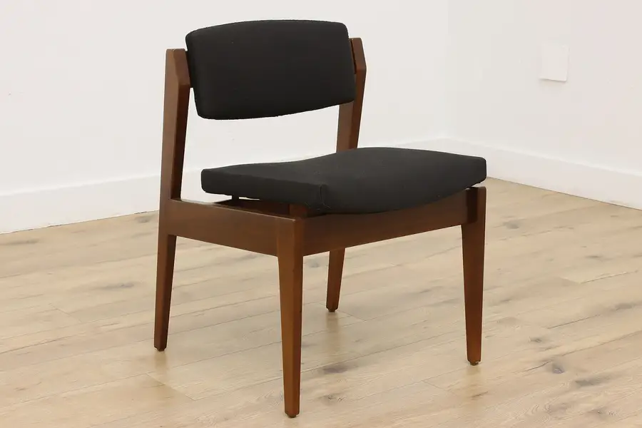 Photo of Midcentury Modern Vintage Walnut New Fabric Chair Gunlocke
