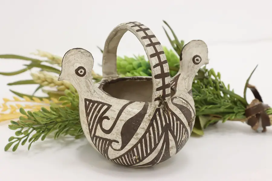 Photo of Native American Vintage Acoma Pueblo Friendship Basket