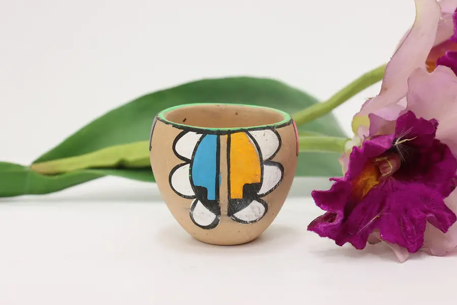 Photo of Native American Vintage Jemez Pueblo Painted Pottery Vase