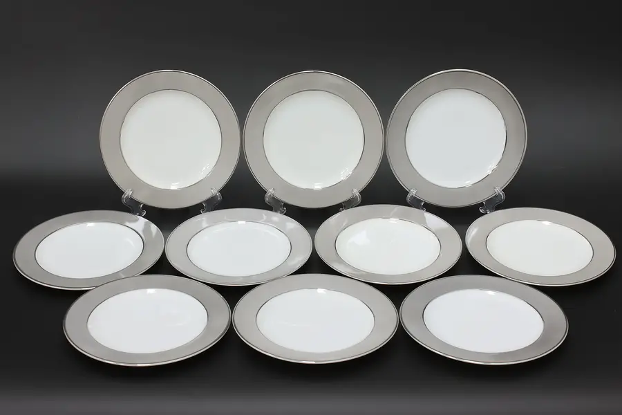 Photo of Set of 10 Midcentury Modern Vintage Appetizer Plates, Sango