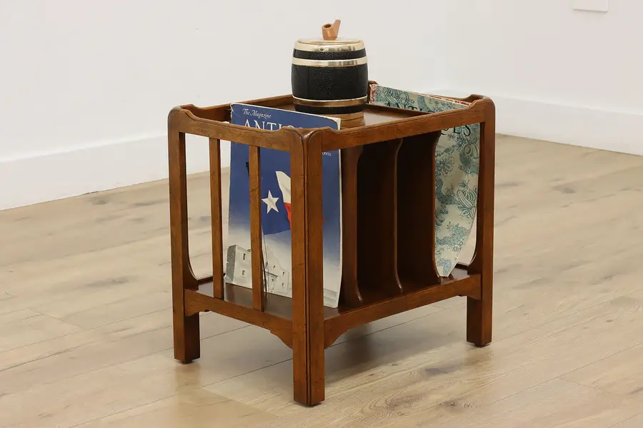 Photo of Traditional Vintage Canterbury Magazine Rack or Music Caddy